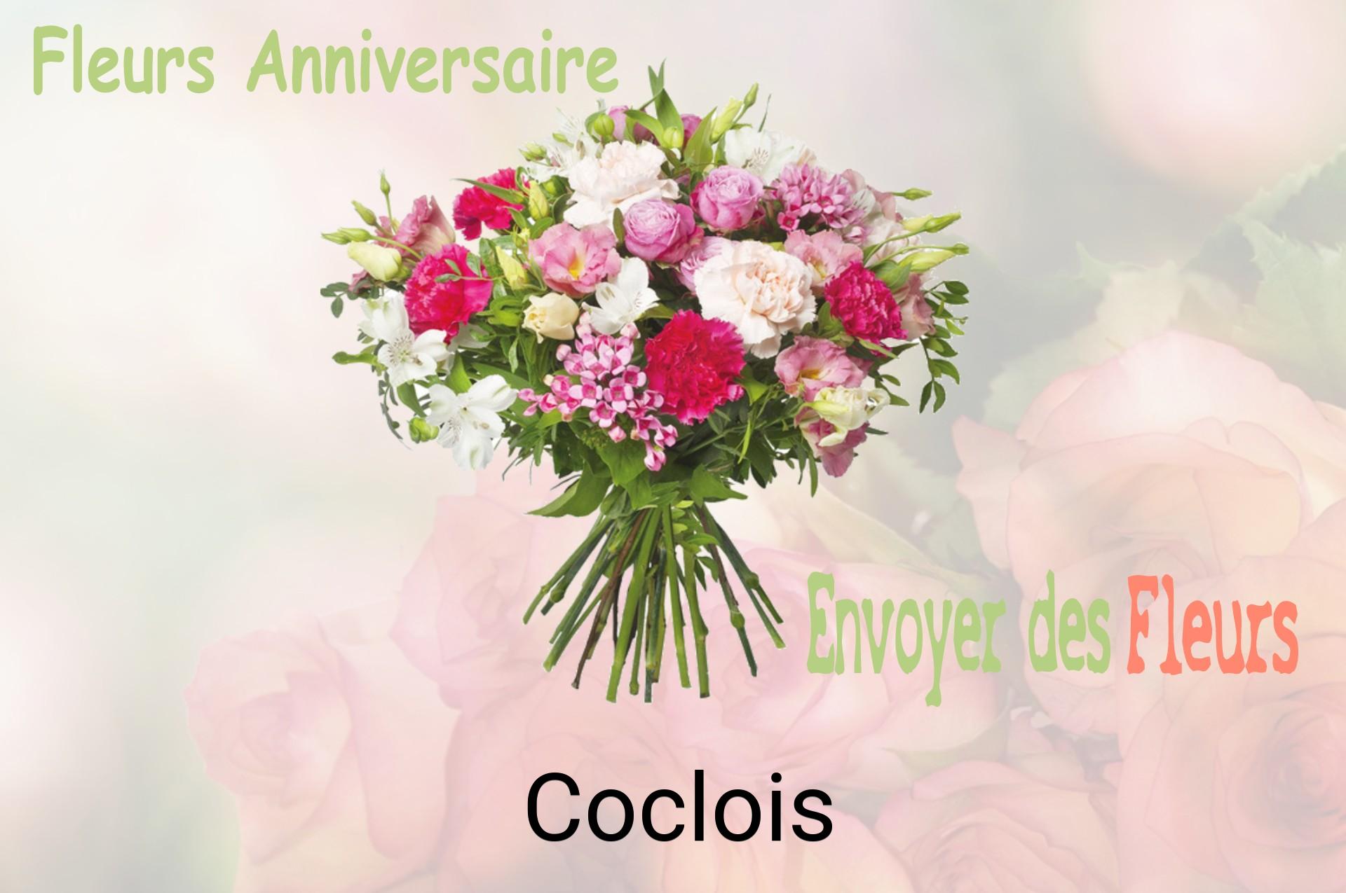 Bouquet de fleurs d’anniversaire livré à Coclois